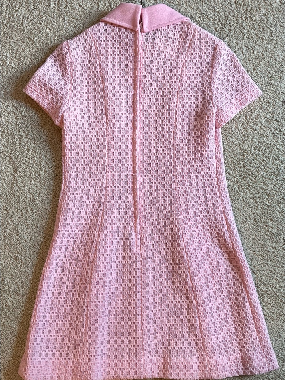 Vintage 1960’s original Pink Mini Dress one of a kind - Picture 2 of 3
